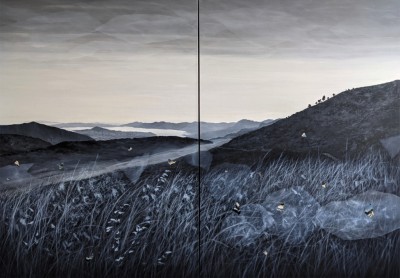 Time grows in the mountains 
